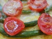 Torta polenta asparagi, pomodorini raspadura