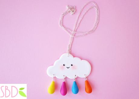 Nuvolette kawaii in fimo - Kawaii fimo clouds