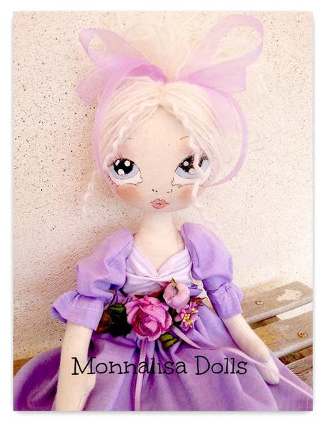 cloth doll  Glicine