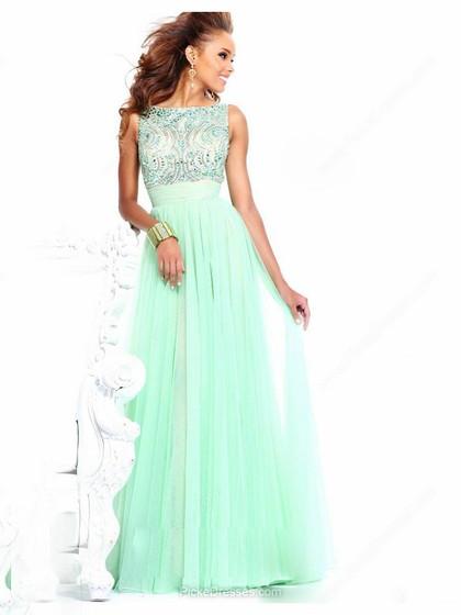 A SELECTION OF SUMMER LONG PROM DRESSES