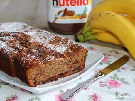 Banana e Nutella cake