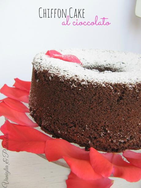 chiffon cake al cioccolato