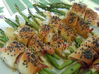 Cannoli salati di asparagi e speck 2.0