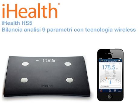 iHealth® HS5 - Bilancia Analisi 9 Parametri con Tecnologia  wireless