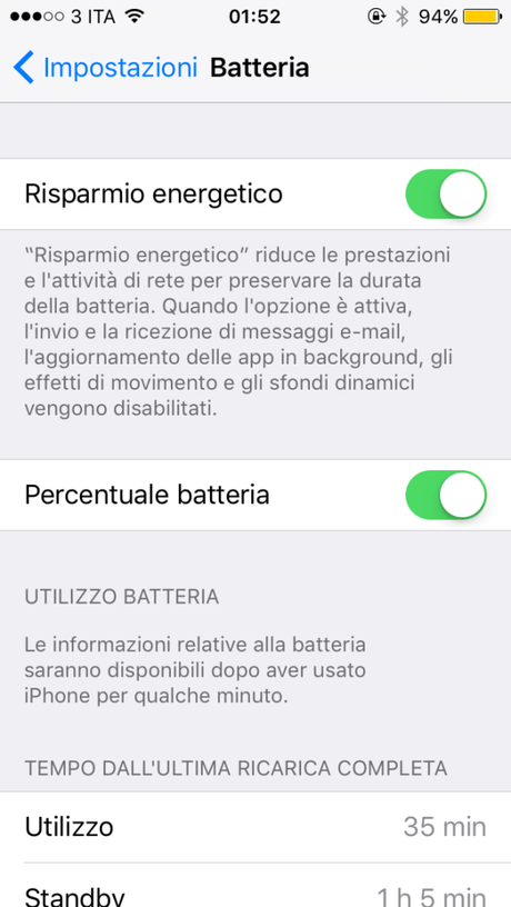 iOS 9-batteria