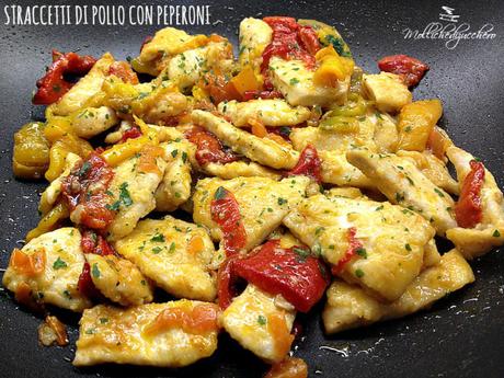 straccetti di pollo con peperoni