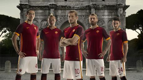 La nuova maglia della Roma 2015-2016: ispirata ai centurioni