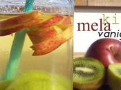 Detox water Kiwi, mela vaniglia