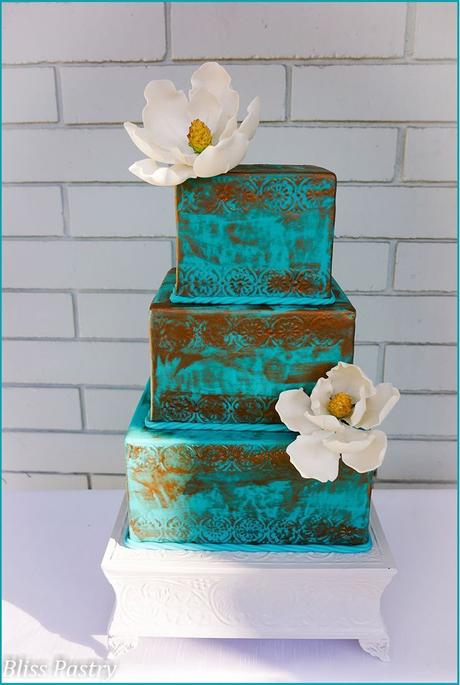 Boho Chic Wedding Cake