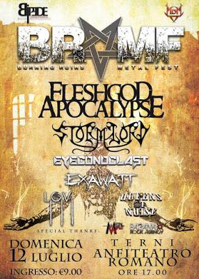 Fleshgod Apocalypse e Stormlord al Burning Ruins Metal Fest