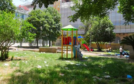 Foto che rimarranno nella storia. 35 scatti dai giardini pubblici di Piazza Dante: siringhe conficcate negli alberi e altre storie dell'orrore