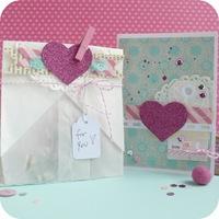 cafecreativo - sizzix big shot plus - card - gift bag packaging - love