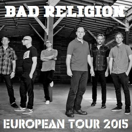 Bad Religion in Tour 2015 con due date per l`Italia: Milano 2 settembre e Bologna 3 settembre.