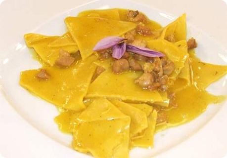 Sagne al ragù di coniglio e zafferano di navelli