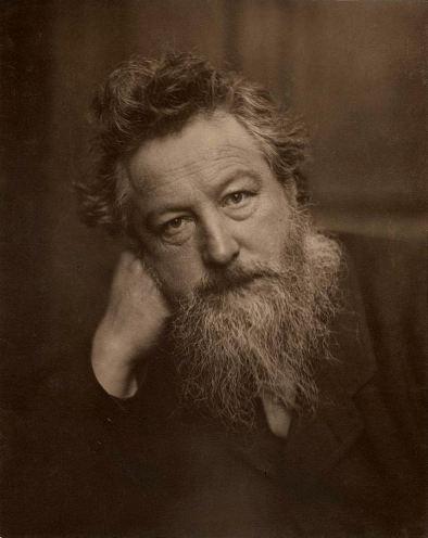William Morris, photographed by Frederick Hollyer in 1884. Photograph © National Portrait Gallery