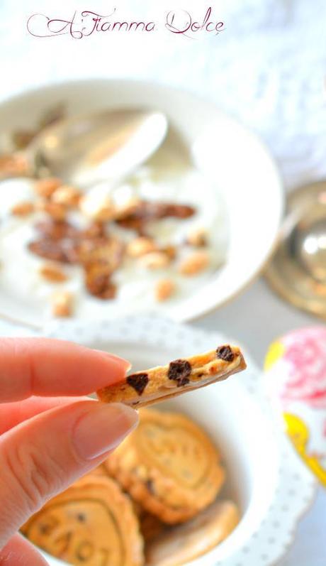 biscotti alla quinoa e gocce di cioccolato