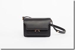 MARNI - Mini Trunk in black leather