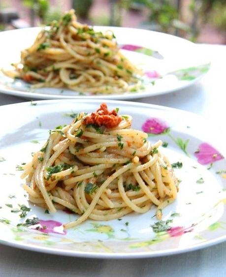 Spaghetti alle uova di ricci di mare