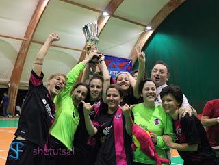 Real Atletico TBM vincitore Coppa Provincia di Roma di calcio a 5 femminile