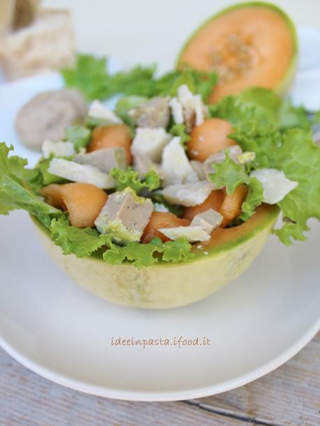 #PRchef2015 – Insalata nel Melone con Parmigiano Reggiano e Foie Gras