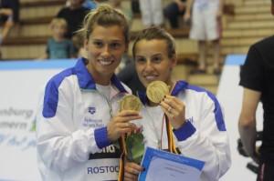 L'oro nei 3 metri sincro di Tania Cagnotto e Francesca Dallapé (oasport.it)