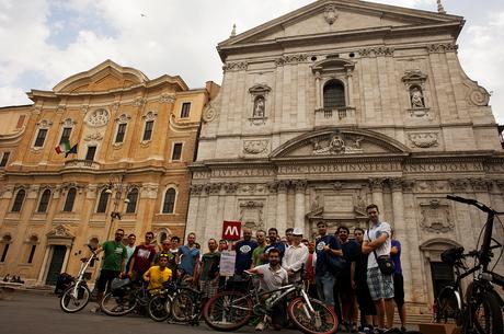 La Metro C senza la fermata Chiesa Nuova è una presa in giro. Grandioso successo per il flashmob di stamattina. Ora Marino e Improta non potranno più far finta di nulla