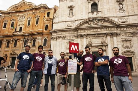 La Metro C senza la fermata Chiesa Nuova è una presa in giro. Grandioso successo per il flashmob di stamattina. Ora Marino e Improta non potranno più far finta di nulla