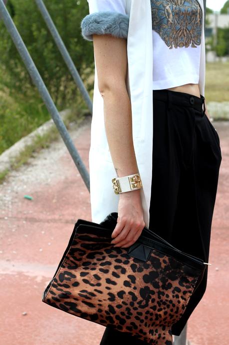 Outfit: crop top Daniela D'Amico e culotte pants