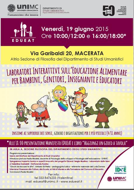 Laboratori interattivi gratuiti sull’educazione alimentare all’Università di Macerata