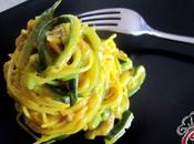 Spaghetti riso basmati alle zucchine crema zafferano: ritorni colpiscono conquistano