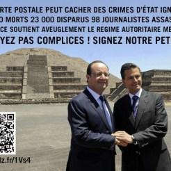 Foto Galleria: Lettera a Presidente Hollande contro visita di Peña Nieto