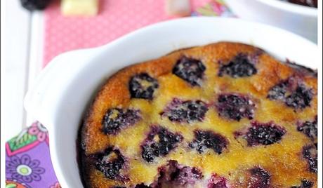 Clafoutis di More con Cioccolato Bianco