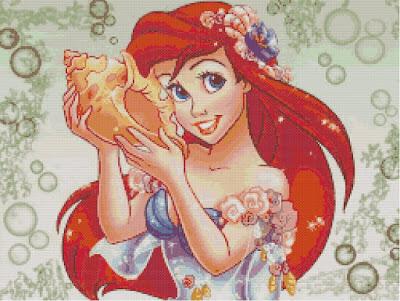 Schema per il punto croce: Principessa Disney Ariel_7