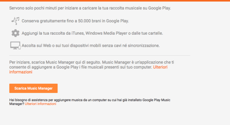 play manager aggiungi musica