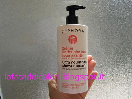 Review Sephora crema doccia ultra nutriente.Ciao a tutti,...