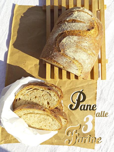 Pane semplice alle 3 farine