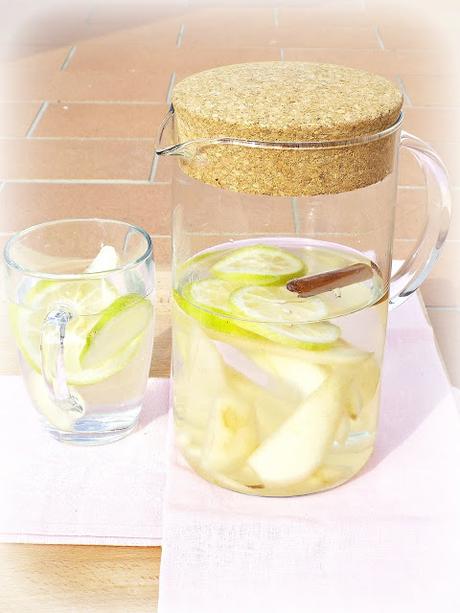 Detox water #4: Pera, lime e cannella