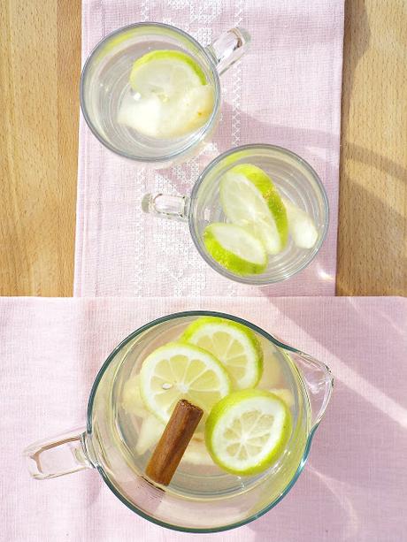 Detox water #4: Pera, lime e cannella