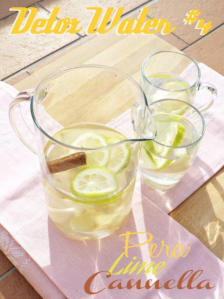 Detox water #4: Pera, lime e cannella