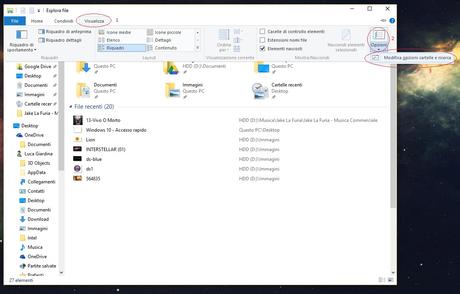[Guida] Come disattivare (Accesso Rapido) e sostituirlo con (Questo PC) su [Windows 10]