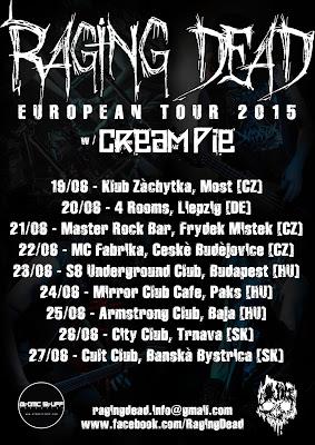 Raging Dead: tour nell'Europa centrale