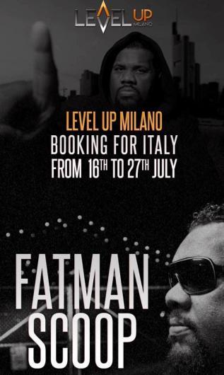 Fatman Scoop in Italia dal 16 al 27 luglio