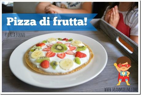 Pizza dolce di frutta