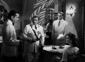Bogart, Claude Rains, Paul Henreid, Ingrid Bergman