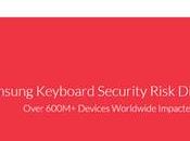 Rischio sicurezza sulle tastiere Samsung