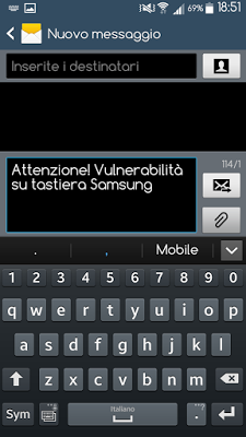 Trovata grave vulnerabilità nella tastiera Samsung