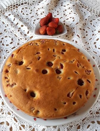 Torta velocissima alle fragole