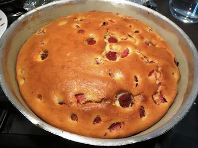 Torta velocissima alle fragole