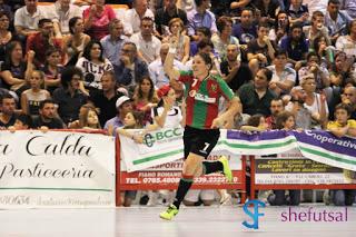 Pascual segna il 3-2 della Ternana Futsal sulla Lazio