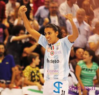 Ceci autrice di una doppietta nella finale scudetto Lazio-Ternana